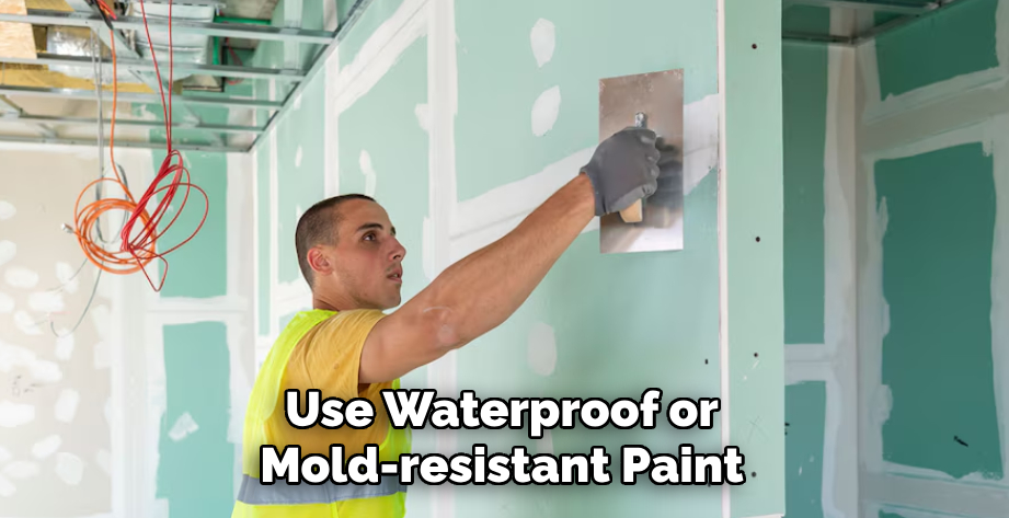 Use Waterproof or Mold-resistant Paint