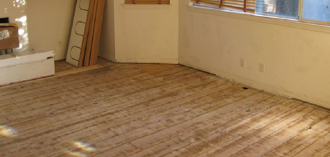 How to Remove Underlayment Glued to Subfloor