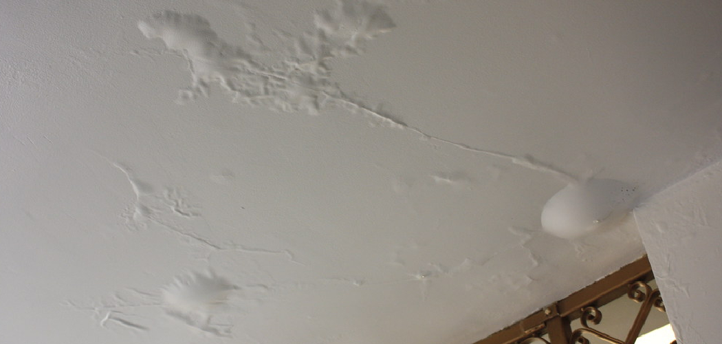 How to Repair Flaking Ceiling Paint